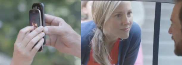 Samsung promotes video sharing in their newest ads