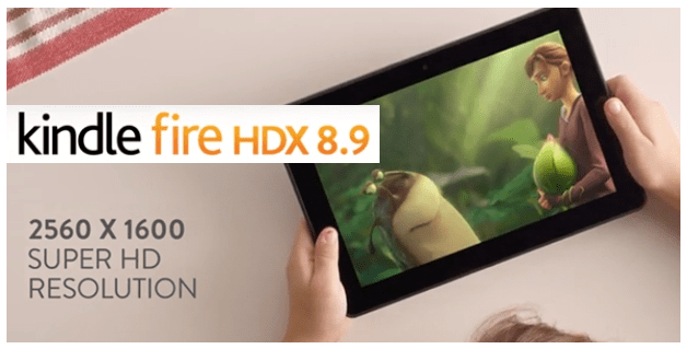 The Kindle Fire HDX has a much higher-resolution display than the iPad mini