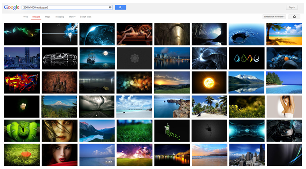 Here are just a few of the free wallpapers available on Google Images