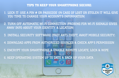 Extra tips to keep your smartphone secure