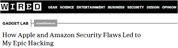 A Wired reporter had his entire digital life erased in less than an hour