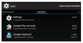Minimize the number of apps you have running