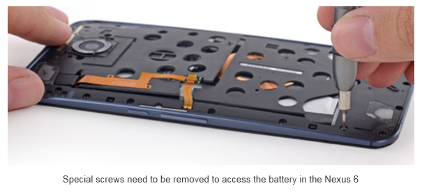 Nexus 6 screws